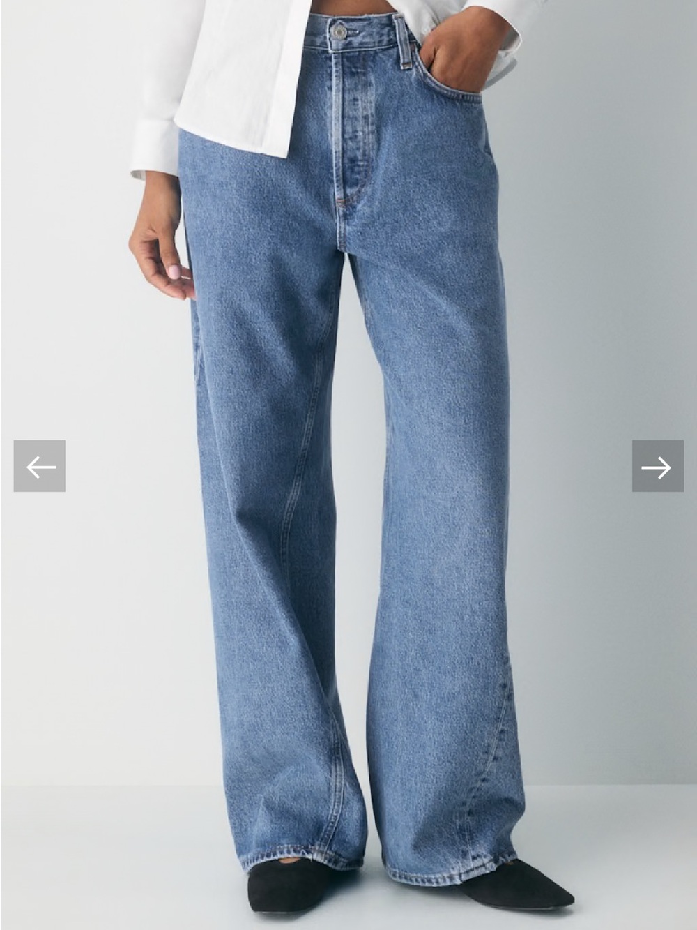 AGOLDE Twist Low Slung Baggy Jeans